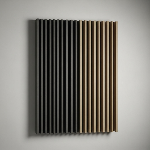 Premium Acoustic Slatted Wall Panel – Multiple Colours