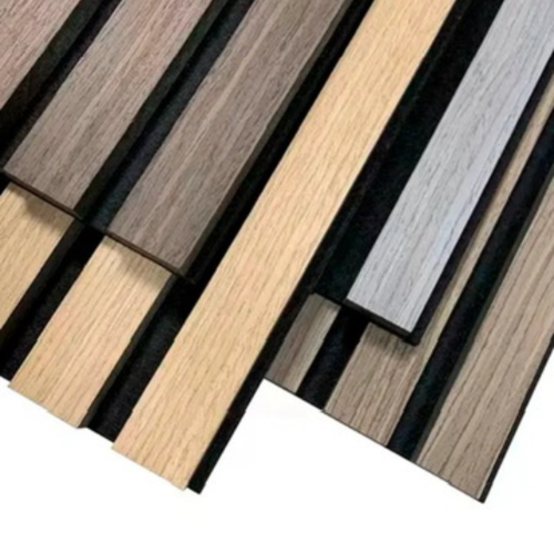 Premium Acoustic Slatted Wall Panel – Multiple Colours