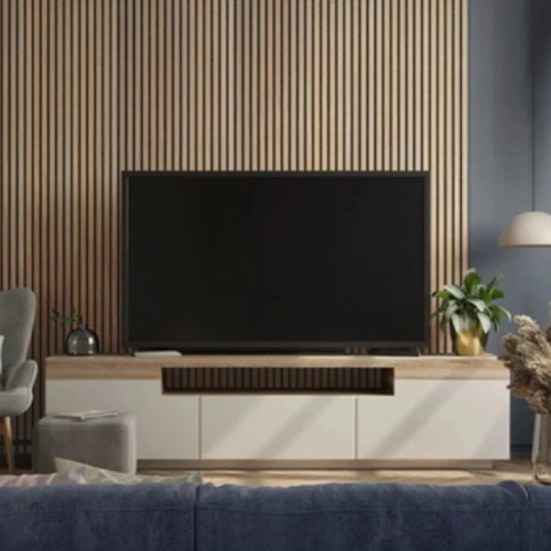 Premium Acoustic Slatted Wall Panel – Multiple Colours