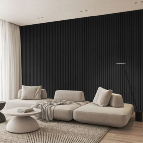Premium Acoustic Slatted Wall Panel – Multiple Colours